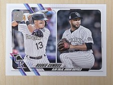 2021 Topps Update Series ALAN TREJO RC/JORDAN SHEFFIELD RC #US16 ROOKIE COMBOS