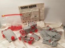 Kohner Techno Builder Snap Together Parts Original Instructions Toys Vintage 