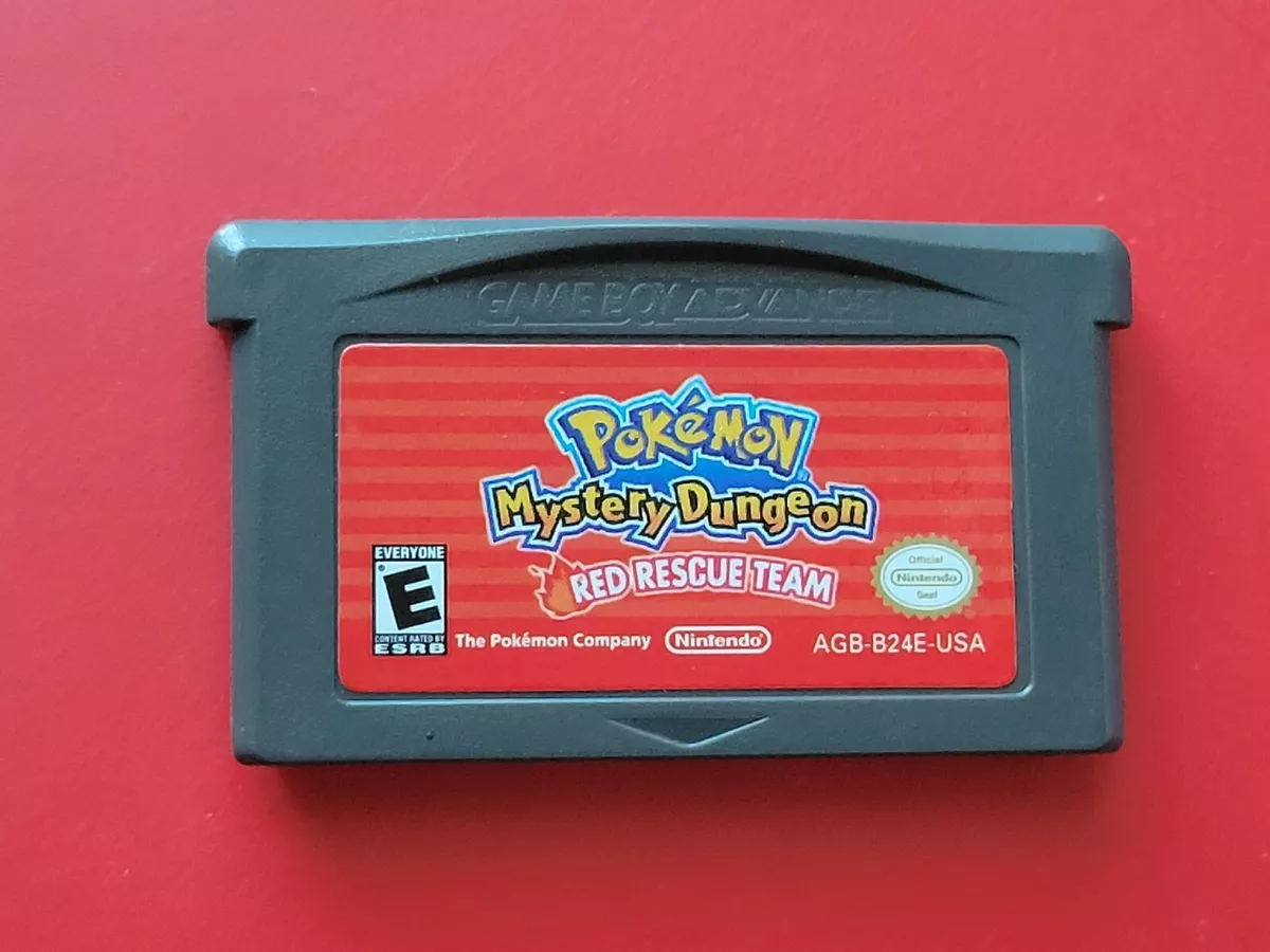 Pokemon Mystery Dungeon: Red Rescue Team Game Boy Advance Authentic Saves  45496737764