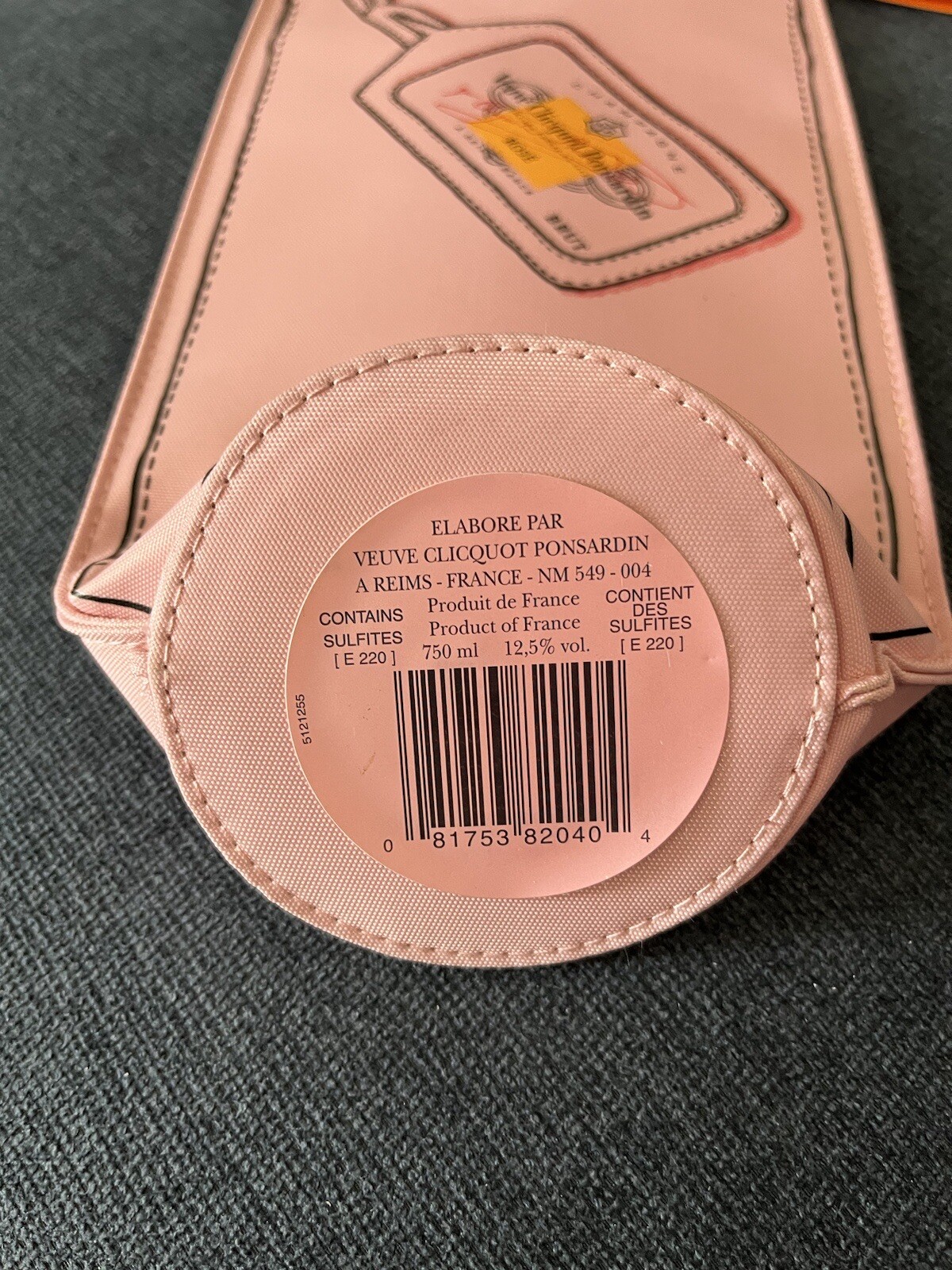 NWT Veuve Clicquot Insulated Rose Tots Pink Shopping Bag Champagne 2hour Wine eBay