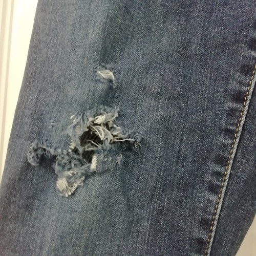 LEVI'S 721 Ladies Jeans Skinny Blue Stretch Denim SIZE W29 L36 UK H14 - Picture 3 of 10