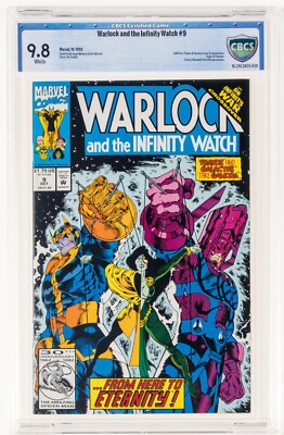   Warlock and the Infinity Watch #9 CBCS 9.8 (1992, Marvel) Origin Gamora cgc