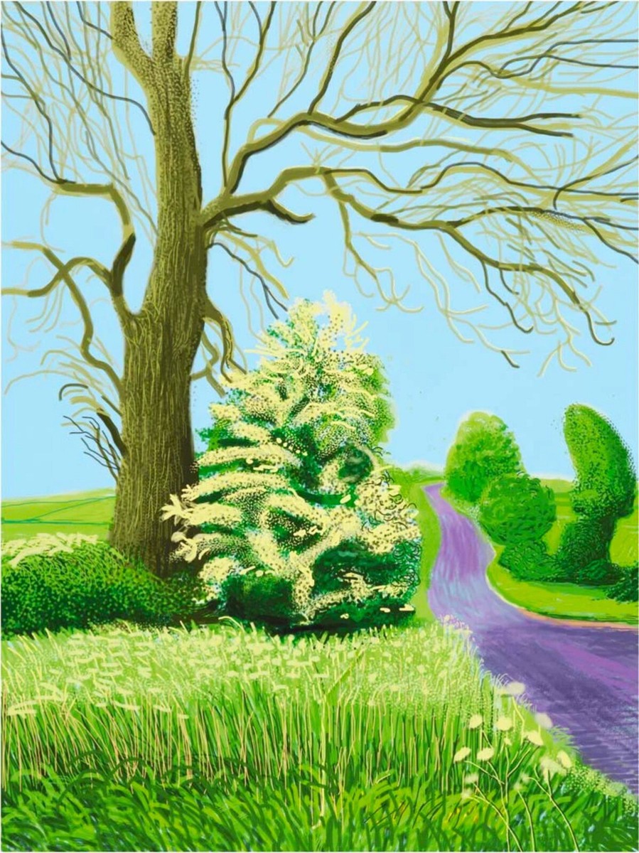DAVID HOCKNEY '12th May 2011 The Arrival of Spring' English