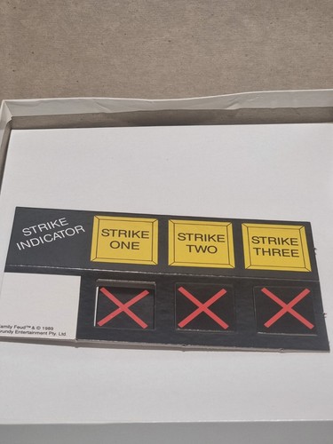 Family Feud Board Game 1989 Croner Grundy Television Unplayed Unpunched - Picture 3 of 13