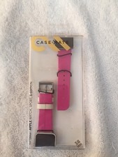 NWT Case-Mate 38mm Leather Band For Apple Watch Ivory/Sh Pink List 30