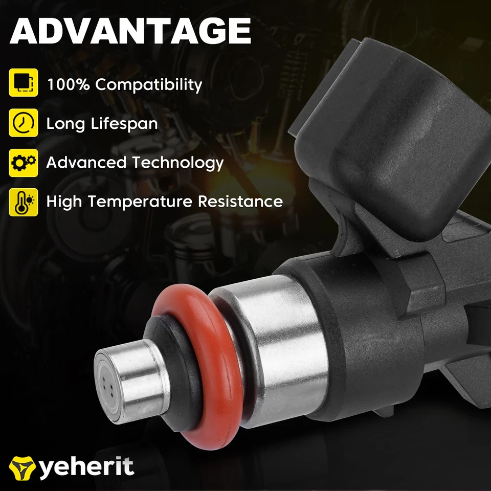 Inyectores de combustible nuevos 6 piezas para Dodge Grand Caravan 2011-2017 3,6 L V6 0280158233 Foto 3 de 4