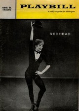 Vintage Playbill - Redhead - August 24, 1959 - Gwen Verdon
