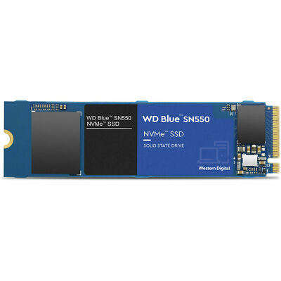 WD Blue 1TB SN550 NVMe M.2 PCIe 3.0 x4 3D-NAND TLC WDS100T2B0C