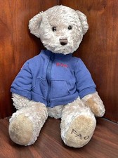 FAO Schwarz Brown Teddy Bear Plush Stuffed Animal Toy 18-Inch Toys R Us 2011