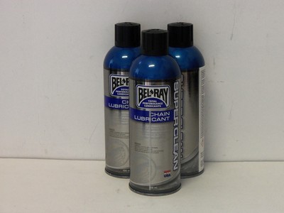 33,25 /l Bel-Ray Kettenspray 3 x 400 ml Super Clean Chain Lube weißes Kettenfett