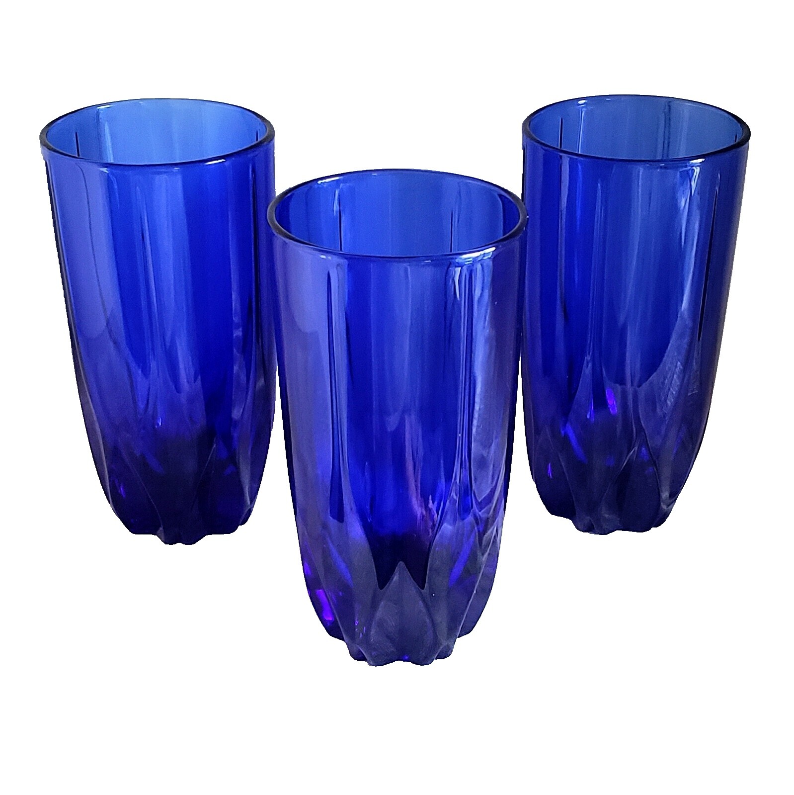 J.G. Durand, Cristal d'Arques Blue Glasses for sale | eBay