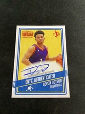2021-22 Onyx Vintage Devon Dotson RC Auto Chicago Bulls #VADD