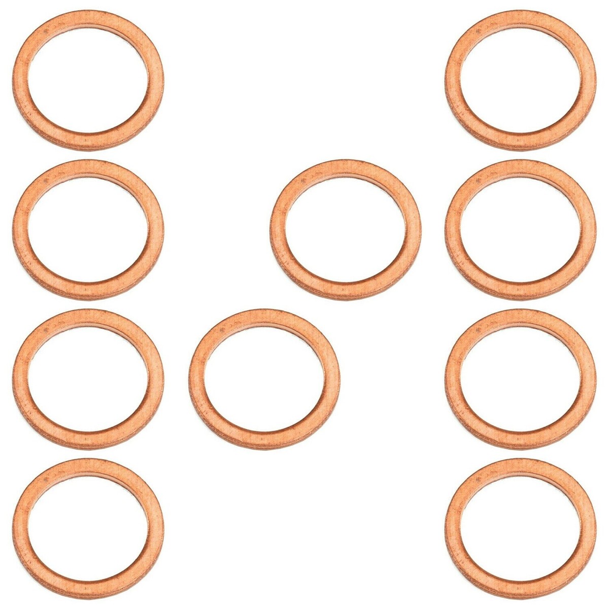 Elring Set of 10 Engine Oil Drain Plug Gaskets For Dodge Fiat Jeep