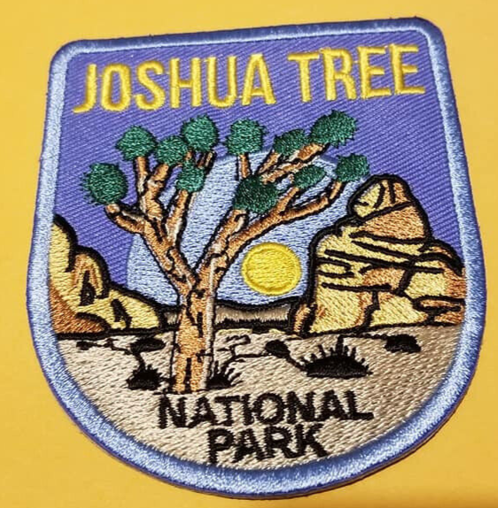 California Joshua Tree National Park Embroidered Patch approx 2.75x3.5