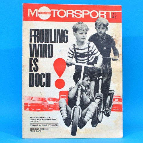 DDR Illustrierter Motorsport IMS 7/1969 Freiberg Ford Capri Volvo 164 Frühling T
