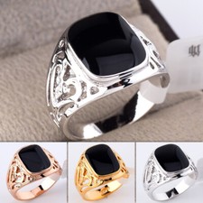 R074 Enamel Black Onyx Mens