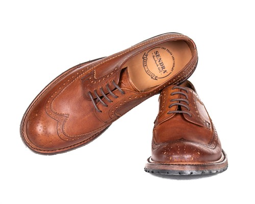 Sendra Boots 29980 Evolution Tang Brogues Derby Schuhe Schnürung Unisex Braun - Bild 2 von 11
