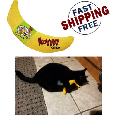 catnip banana cat toy