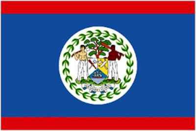 NIB Annin Flagmakers Belize NYL-GLO 3' x 5' Quality Nylon Flag 190584
