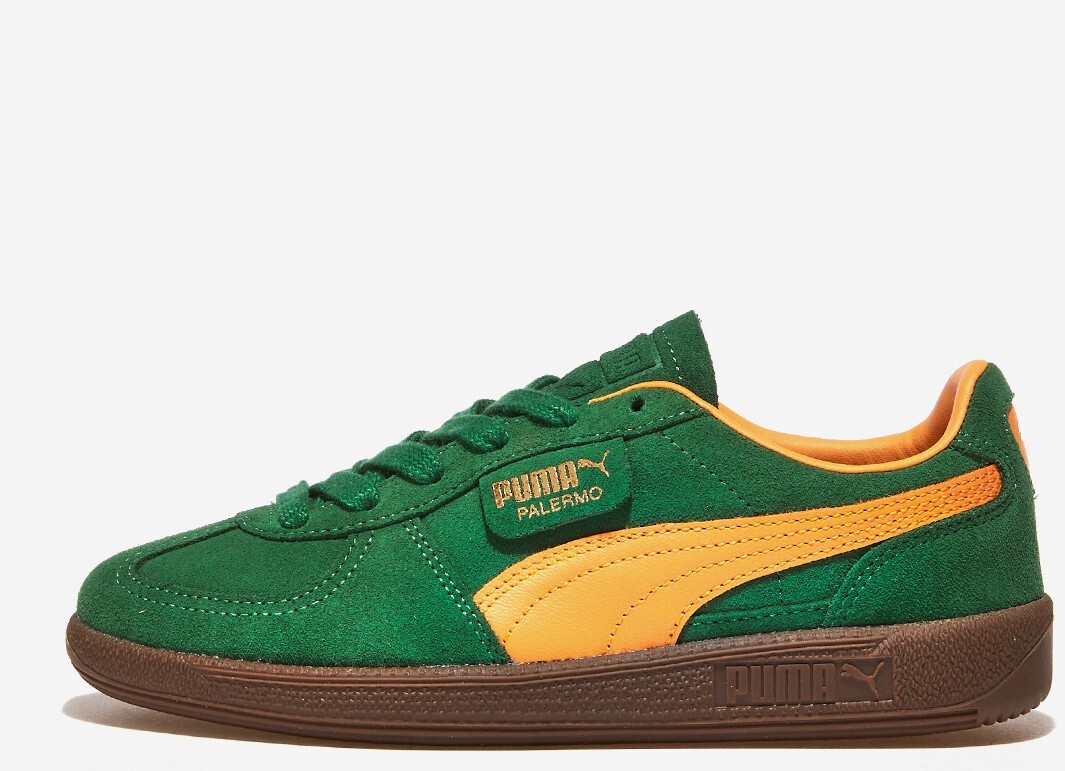 PUMA Palermo Vintage OG men's shoes 39646305 green SUEDE