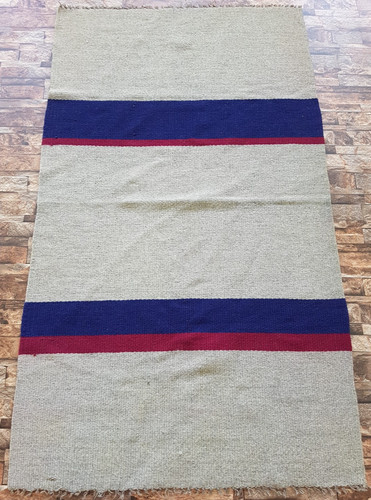 Vintage Handmade Traditional American Kilim Floor Rug Carpet 154x89 cm