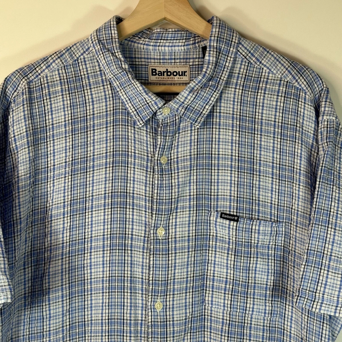 Barbour 2024 seersucker shirt