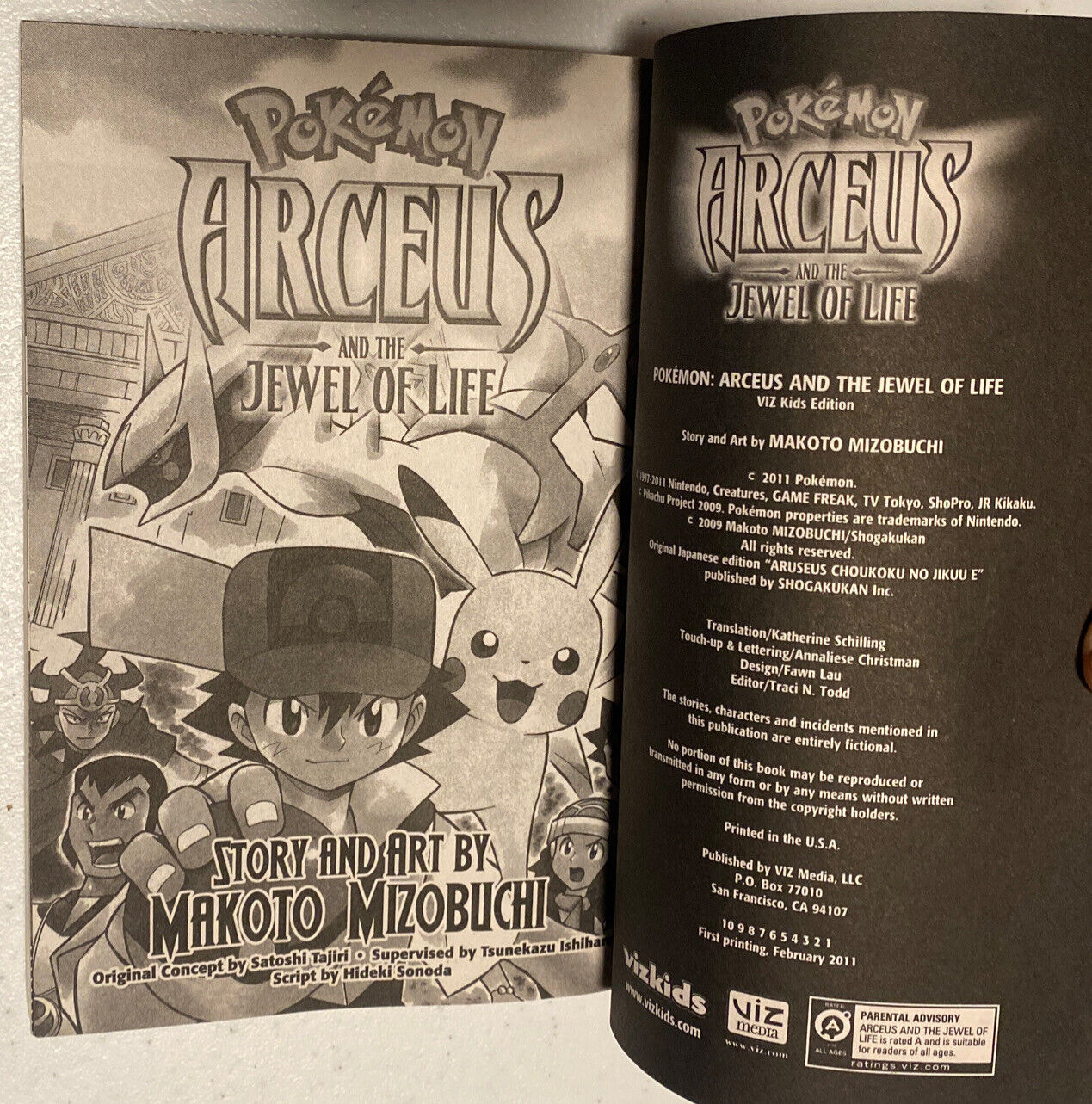 Pokemon Arceus & the Jewel of Life Graphic Novel - Anime Castle