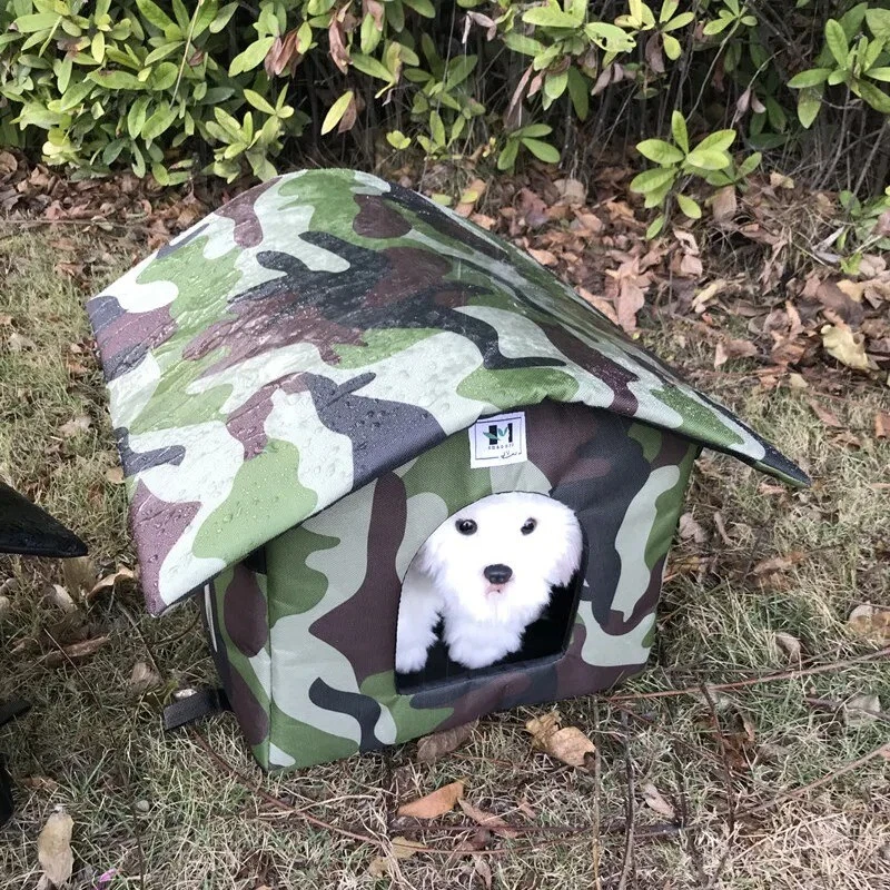 Waterproof Outdoor Pet House Dog Nest Cat Nest Portable Travel Nest Winter Warm - Image 4 of 4