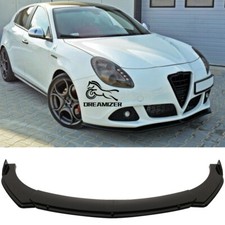 For Alfa Romeo Giulietta Carbon Fiber Front Bumper Lip Splitter Spoiler Body Kit