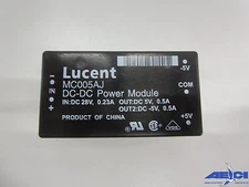 LUCENT MC005AJ POWER MODULE IN:DC 28V, 0.23A OUT:DC 5V, 0.5A OUT2:DC -5V, 0.5A