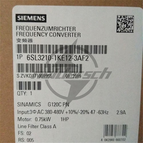 ONE SIEMENS Inverter 6SL3210-1KE12-3AF2 6SL3 210-1KE12-3AF2 NEW