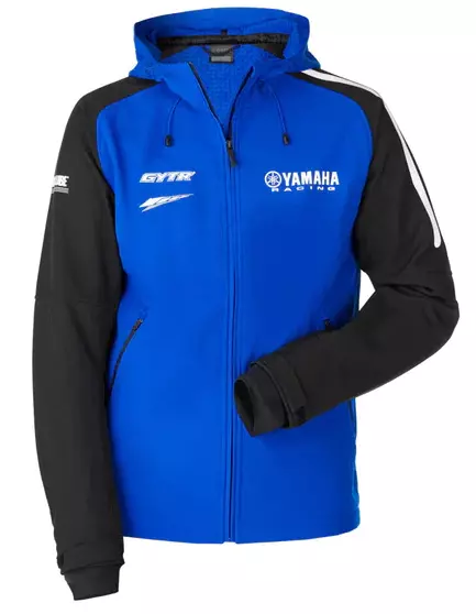 Yamaha Genuine Kids Blue Black Wupper Racing Softshell Jacket New