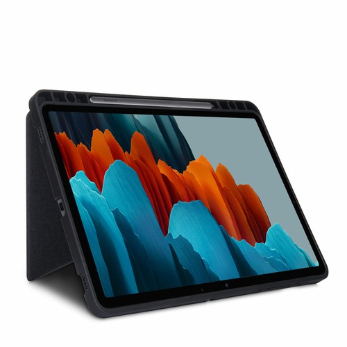 For Samsung Galaxy Tab S8 S8+ S7 + FE Transformer Stand Leather Smart Case Cover - Picture 7 of 33