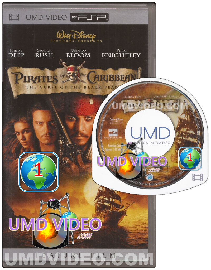 PSP エネミーオブアメリカ　映画　UMD PSP UMD Movie - Pirates Of The Caribbean (North American) [Region