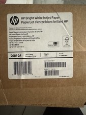 HP Inkjet Print Bond Paper 36" x 300 ft Matte Bright White C6810A