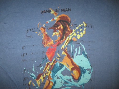 DICKEY BETTS Great Southern maglietta vintage uomo piccola RAMBLIN' MAN ALLMAN ROCK - Foto 4 di 6