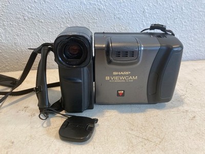Sharp Viewcam VL-E34 Video8 Camcorder 8x Optical Zoom LCD Screen