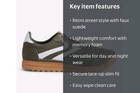 No Boundaries Men's Genuine Suede Slim Sneakers BRAND NEW/Classic Look/Comfort!! — photo 2