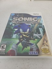 🛑 Sonic & the Black Knight - Nintendo Wii, Pre-owned, Completed, Tested - 232