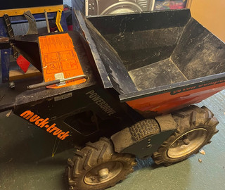 MUCK TRUCK POWERED BARROW 250kg 4WD HONDA ENGINE DUMPER FLATBED