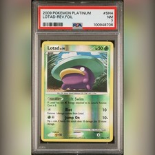Pokemon TCG - Lotad SH4 Secret Rare Reverse Foil Platinum *LOW POP* 2009 PSA 7