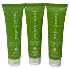 3x pop arazzi Hand Nail Cuticle Cream 1 fl oz Green Tea Pear