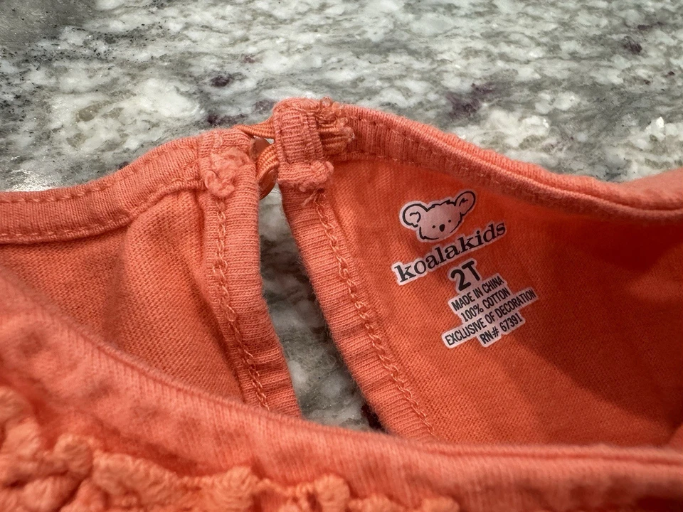 Koala Kids 2T Toddler Girl Pink Sleeveless Dress - Image 2 of 3