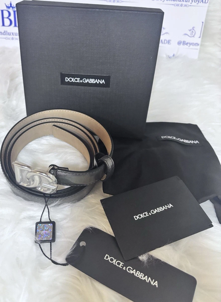 DOLCE&amp;GABBANA ベルト Devotion belt in lux leather in Black for Women | Dolce&Gabbana® US