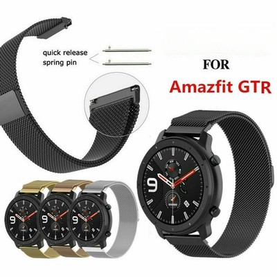 Magnetic Loop Bracelet For Amazfit GTR 42mm 47mm Quick-Fit Watch Band Strap