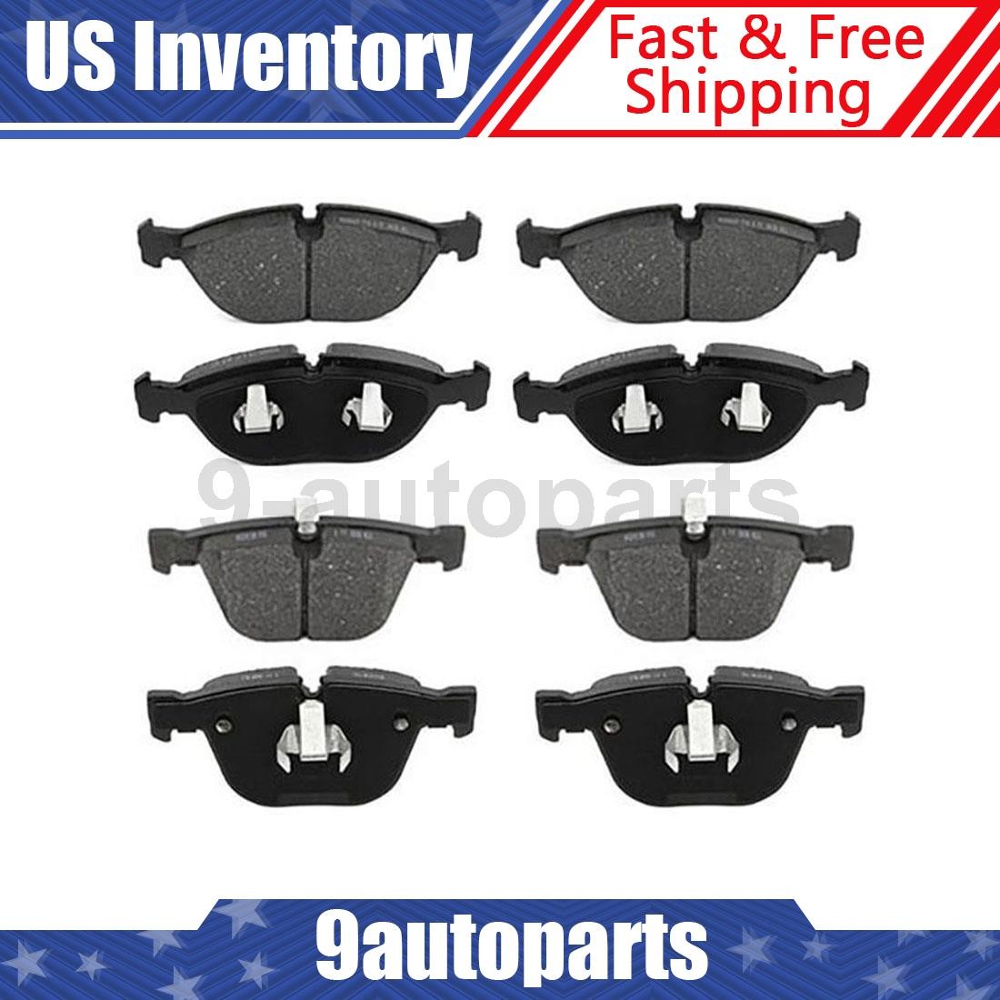 Front & Rear Brake Pads Kit For 2000 2001 2002 2003 2004 2005 Bentley Arnage