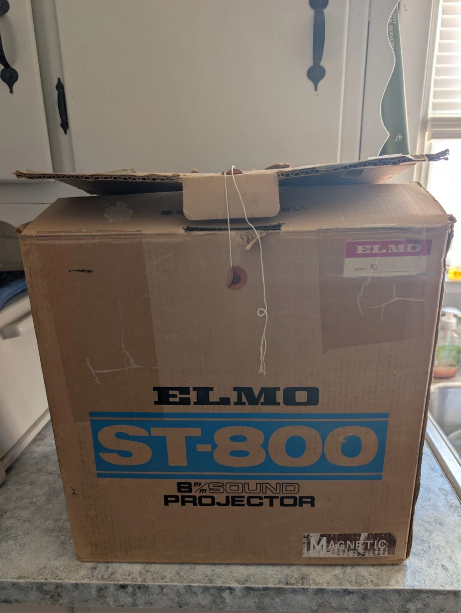 ELMO SUONO ST-1200 D Magnetic Super 8 Proiettore Cinematografico Film ELMO SUONO ST-1200 D Magnetic Super 8 Proiettore Cinematografico Film