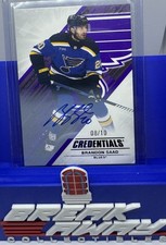 2024-25 Upper Deck Credentials - Brandon Saad #76 Purple Autographs /10 (AU)