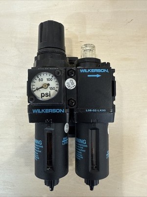 Wilkerson #L08-02-K00 Airline Filter And Regulator 0-125psig