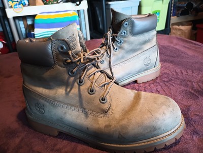 Timberland Premium Waterproof Boots Men's Size Gray A14ZZ 4030